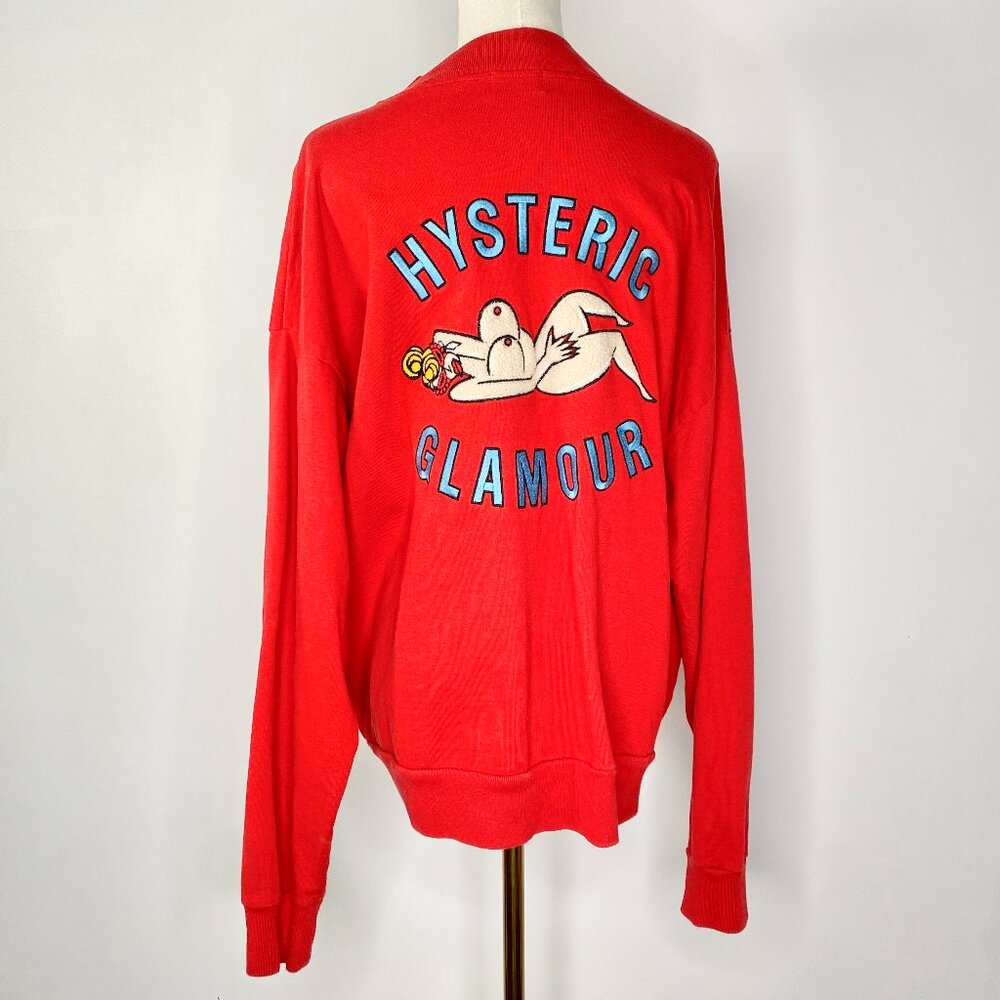Hysteric Glamour - Red Nude Woman Bomber Jacket